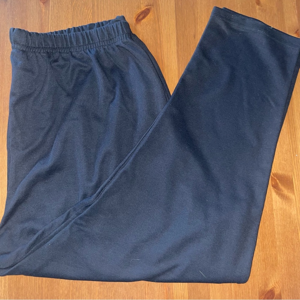NWOT brK black 3x tapered leg casual pant.